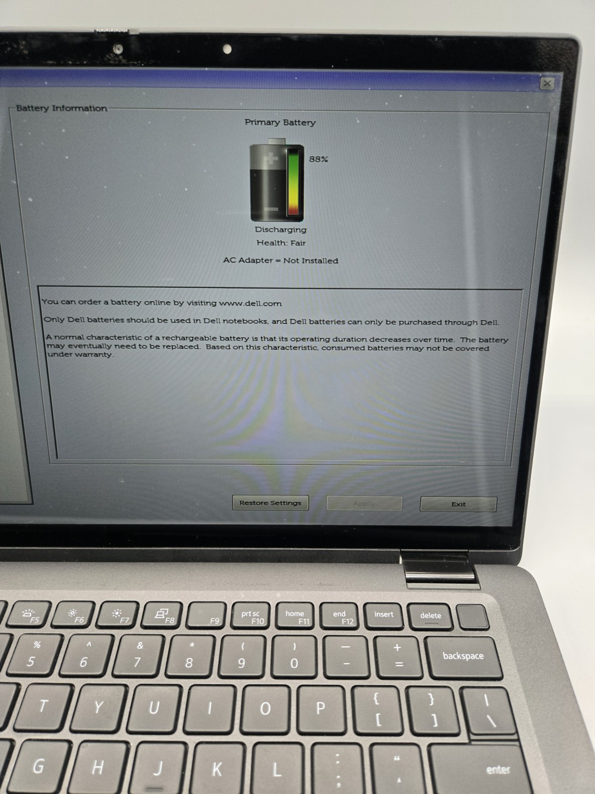 Dell Latitude 7410 2-in-1 (Strip On Back Cover Is Torn)