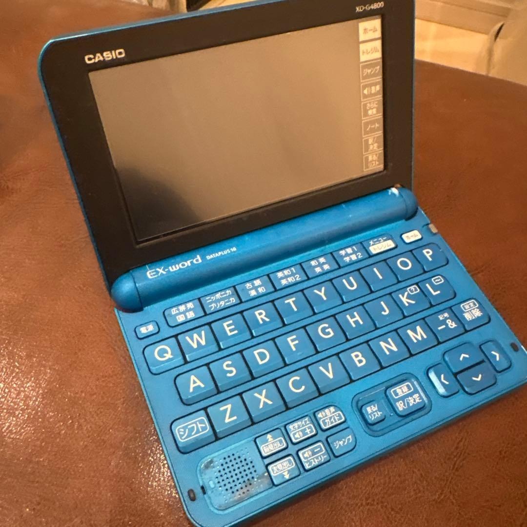 Casio XD-G4800 Electronic Dictionary Dataplus 10 Blue EX-word Used