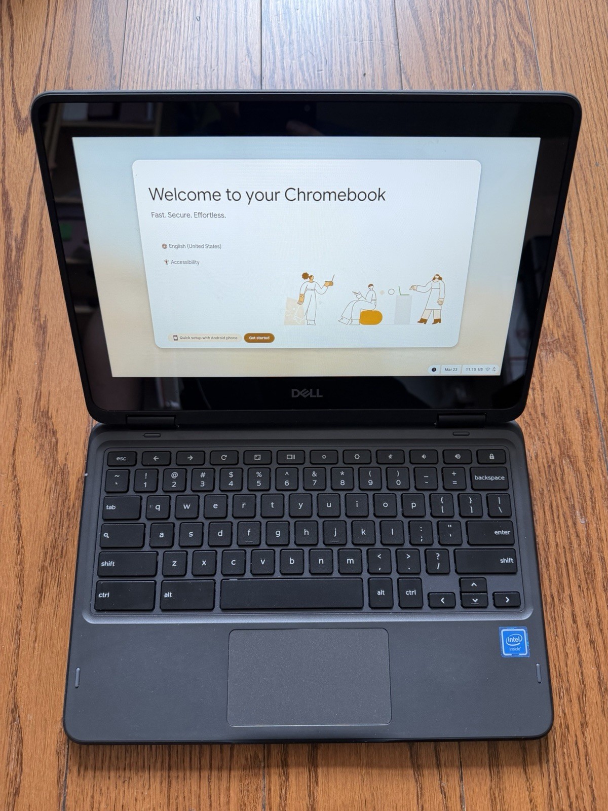 Dell Chromebook 3100 11.6” (32GB eMMC Intel Celeron N4020 1.1GHz 4GB RAM) Touch