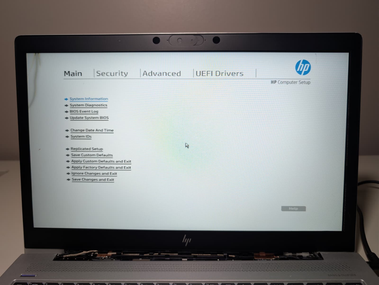 Read! HP EliteBook 850 G6 | i7 8th Gen 4GB RAM NO SSD | Backlit FPS Boot to Bios