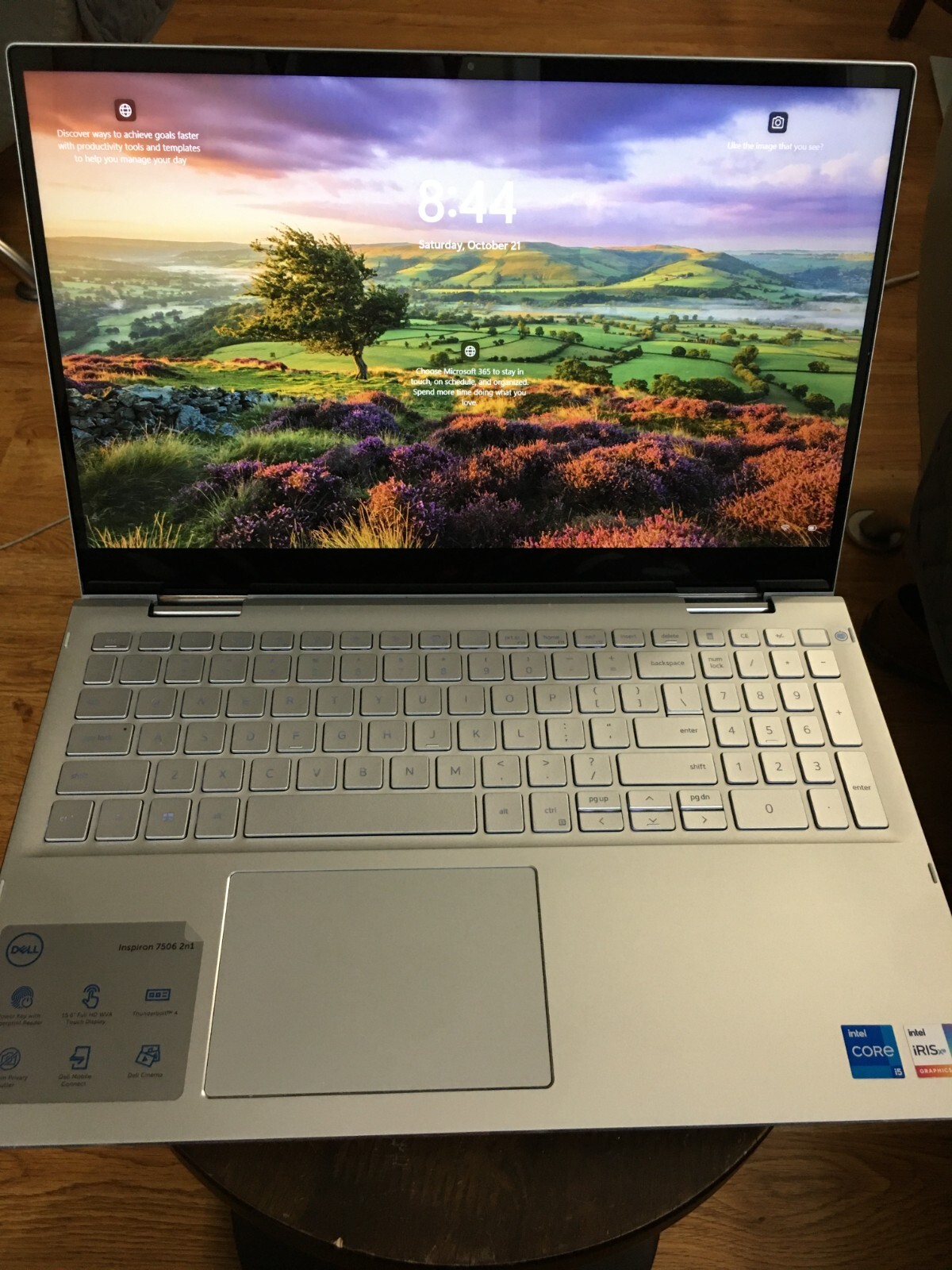 DELL INSPIRON 7506,Touch 2-IN-1, C I5-1135G7, 2.40GHZ, 1TB,32GB RAM, Win 11 Pro