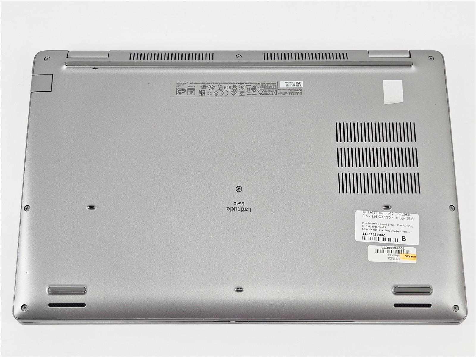 Dell Latitude 5540 i5-1345U 1.6GHz 256GB SSD 16GB 15.6″ Fingerprint Reader