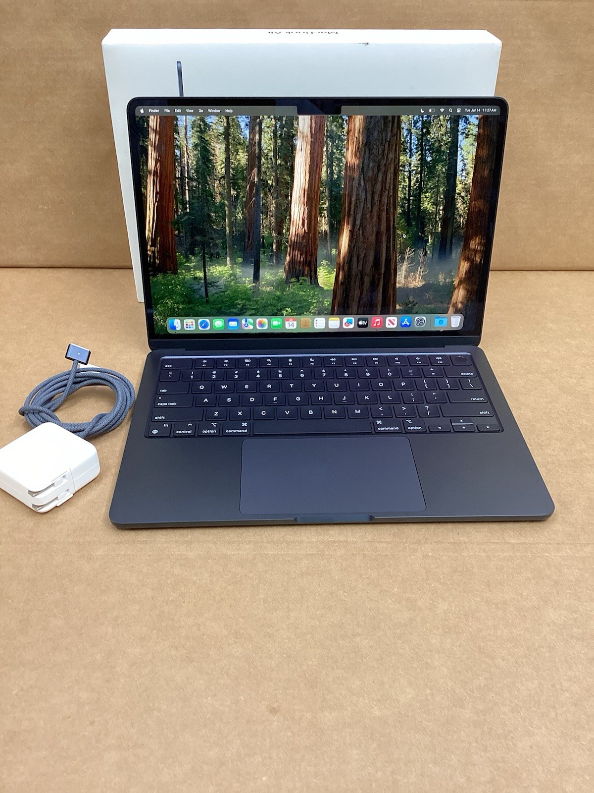 Apple Macbook Air 13.6″M2 Midnight 256GB SSD 16GB,100% battery, MC7X4LL/A, A2681