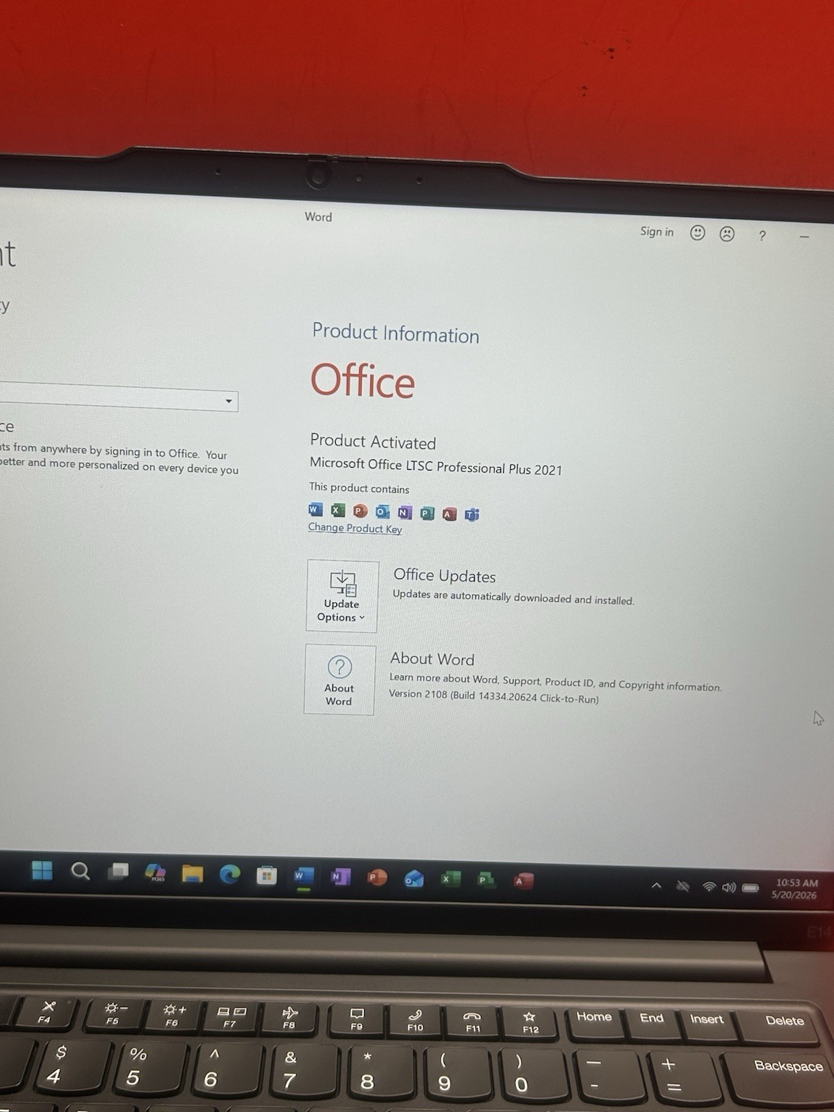 Lenovo ThinkPad E14 14 Core 13th i5 -1300Mhz 16GB 256GB Windows 11pro