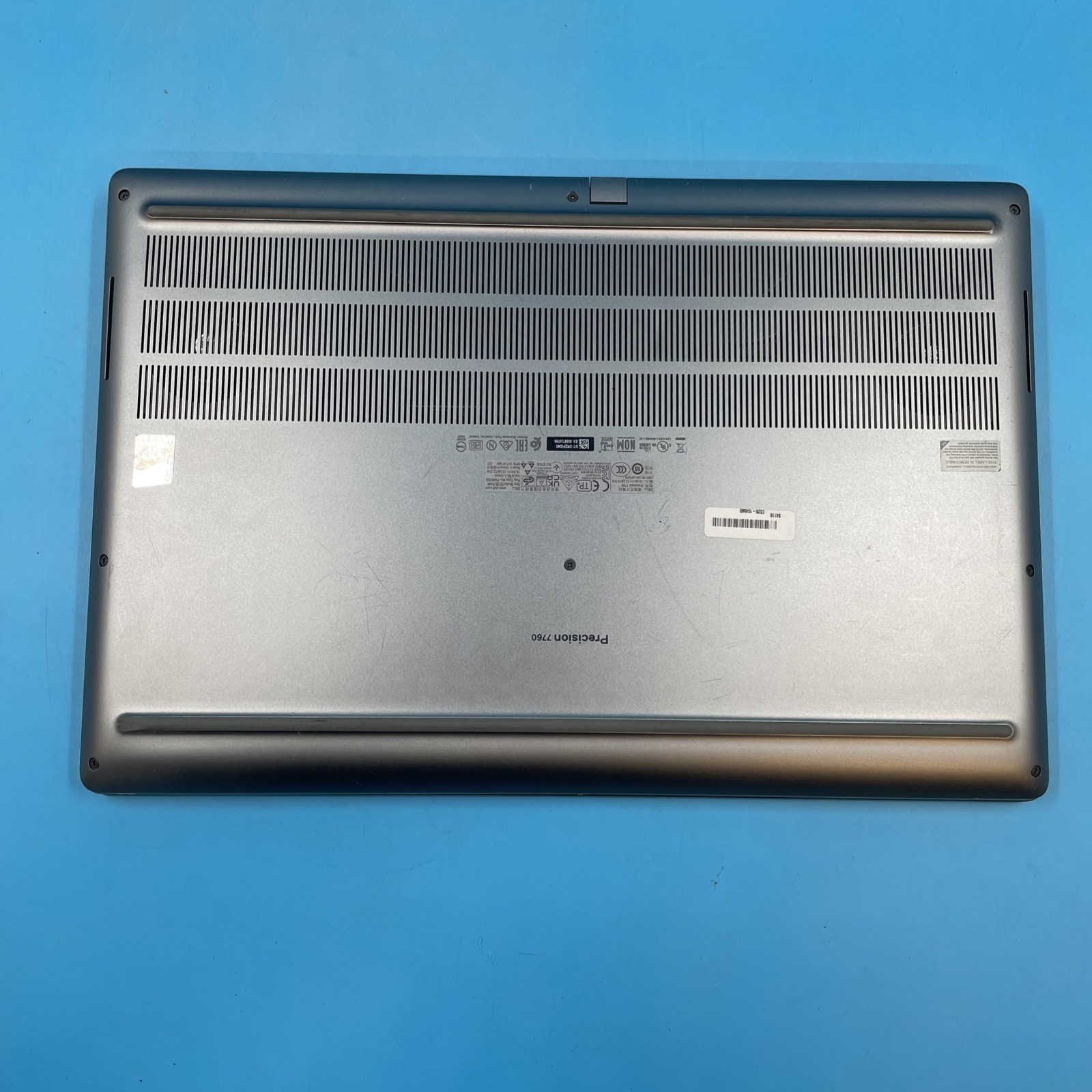 Dell Precision 7760 | i9-11950H | 64GB RAM | NO DRIVE | A4000 | NO OS | 49% BATT