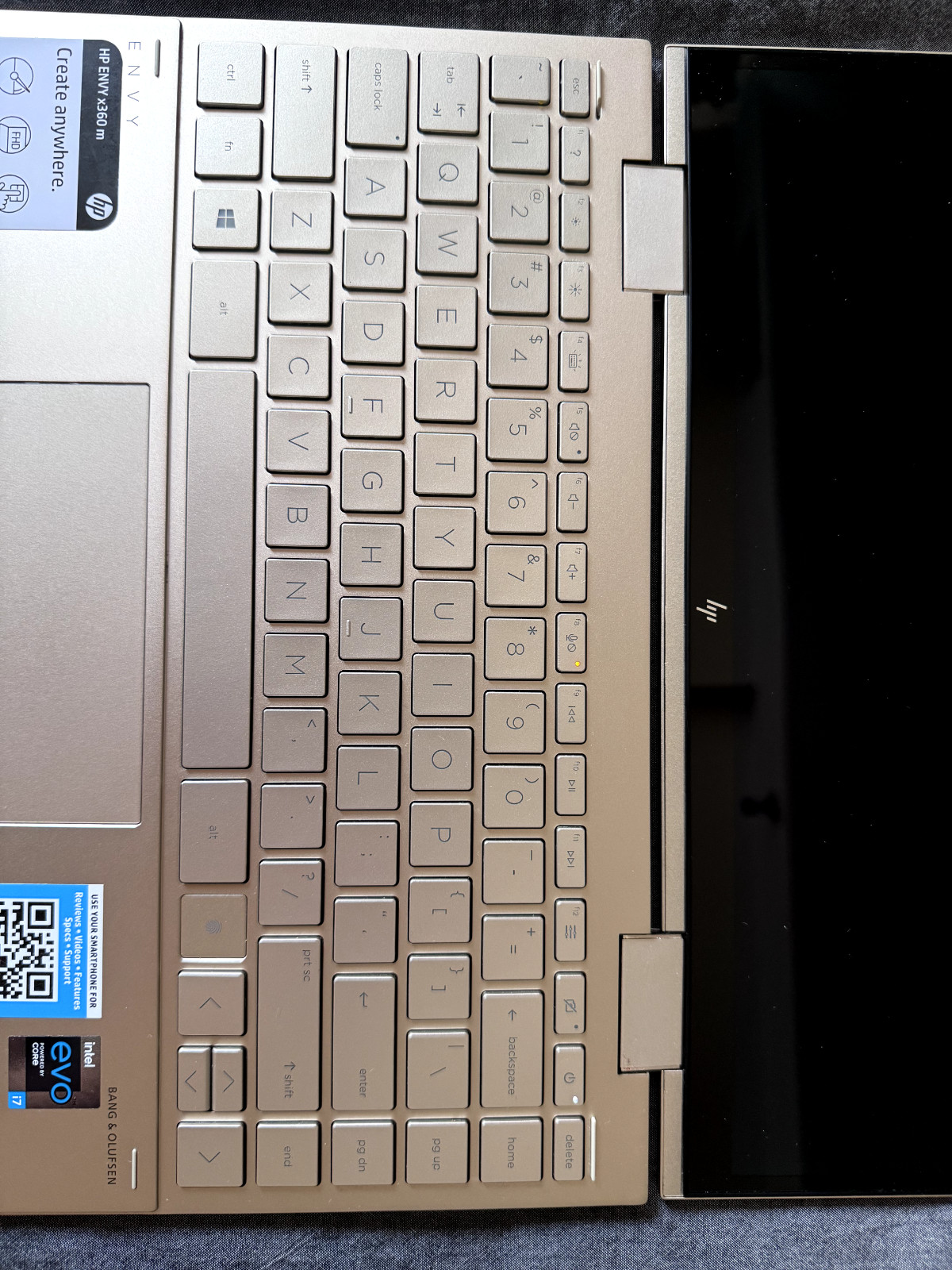 HP, Envy x360, 13m , Convertible Touchscreen Laptop, silver