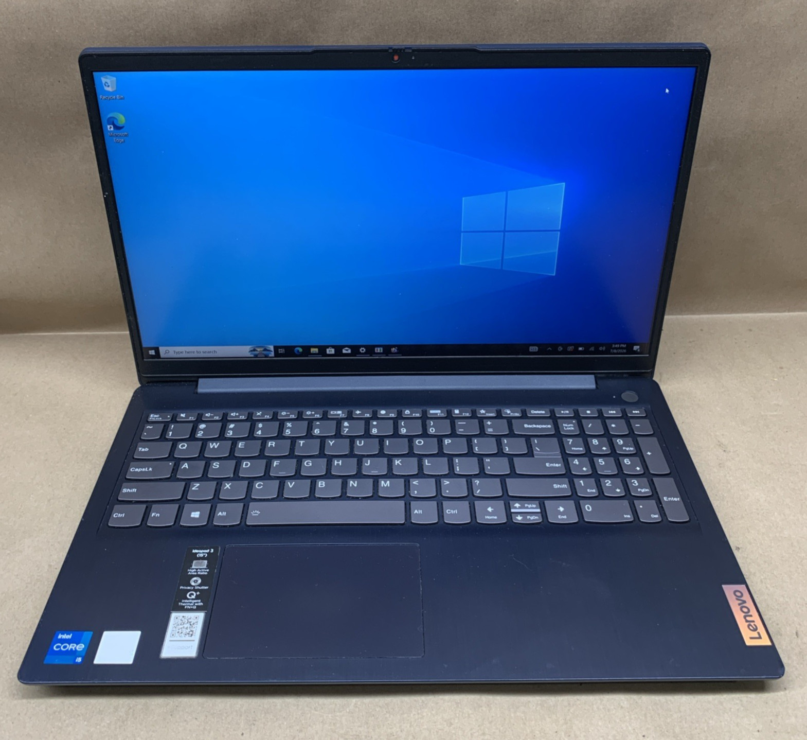 Lenovo IdeaPad 3-15ITL6, Intel Core i5-1135G7 @ 2.4GHz, 8GB RAM, 256GB SSD, W10P