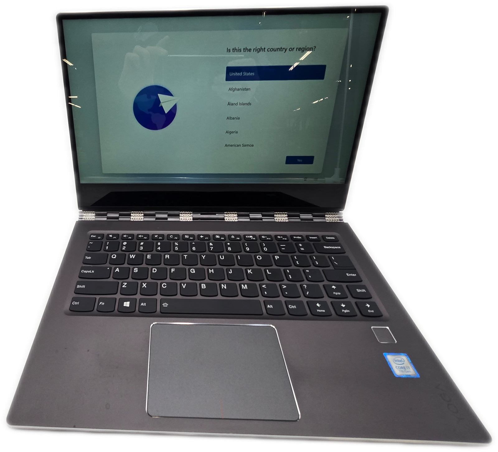 Lenovo Yoga 910-13IKB i7-7th Gen 8GB 512GB SSD Windows 11 Home