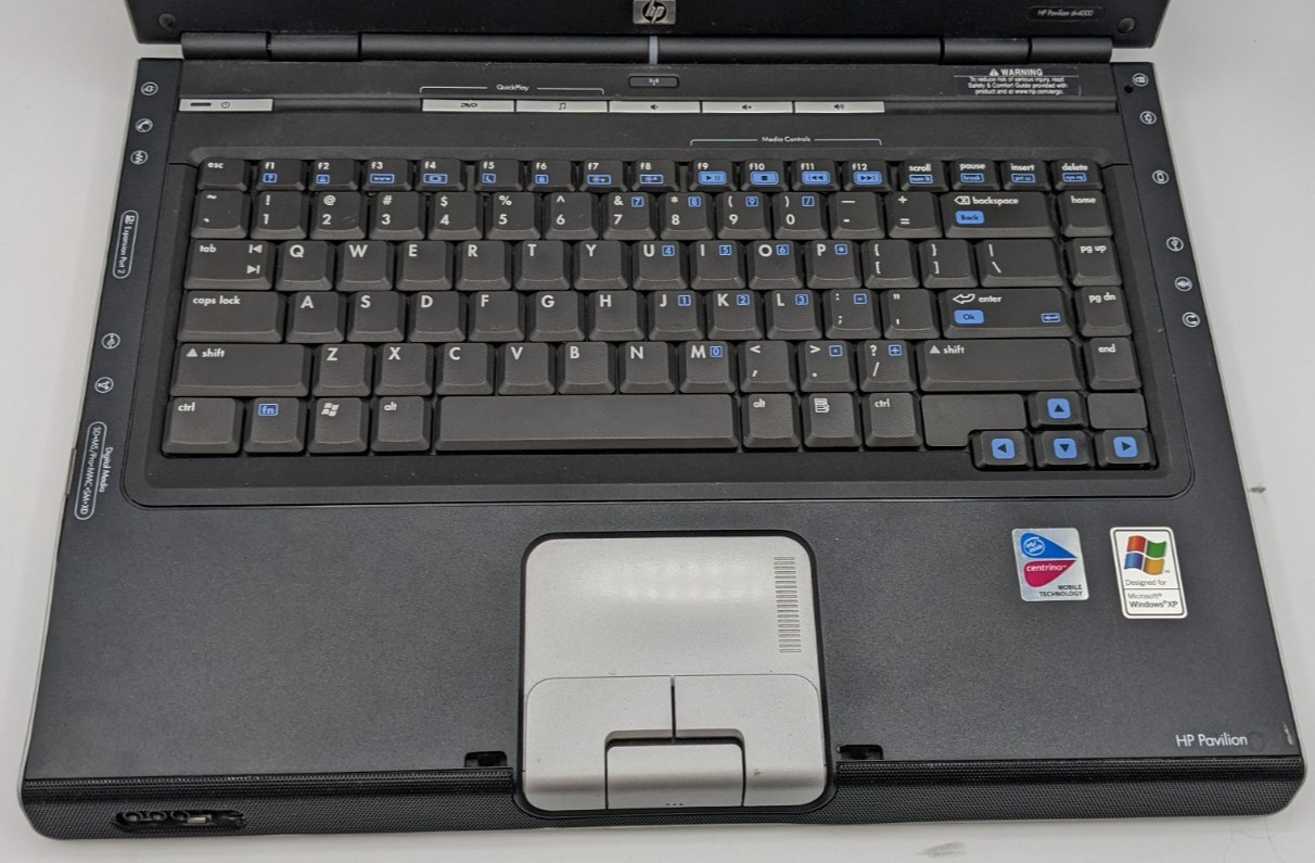 HP Pavilion dv4000 DV4030US Laptop Intel Pentium M for parts no ram