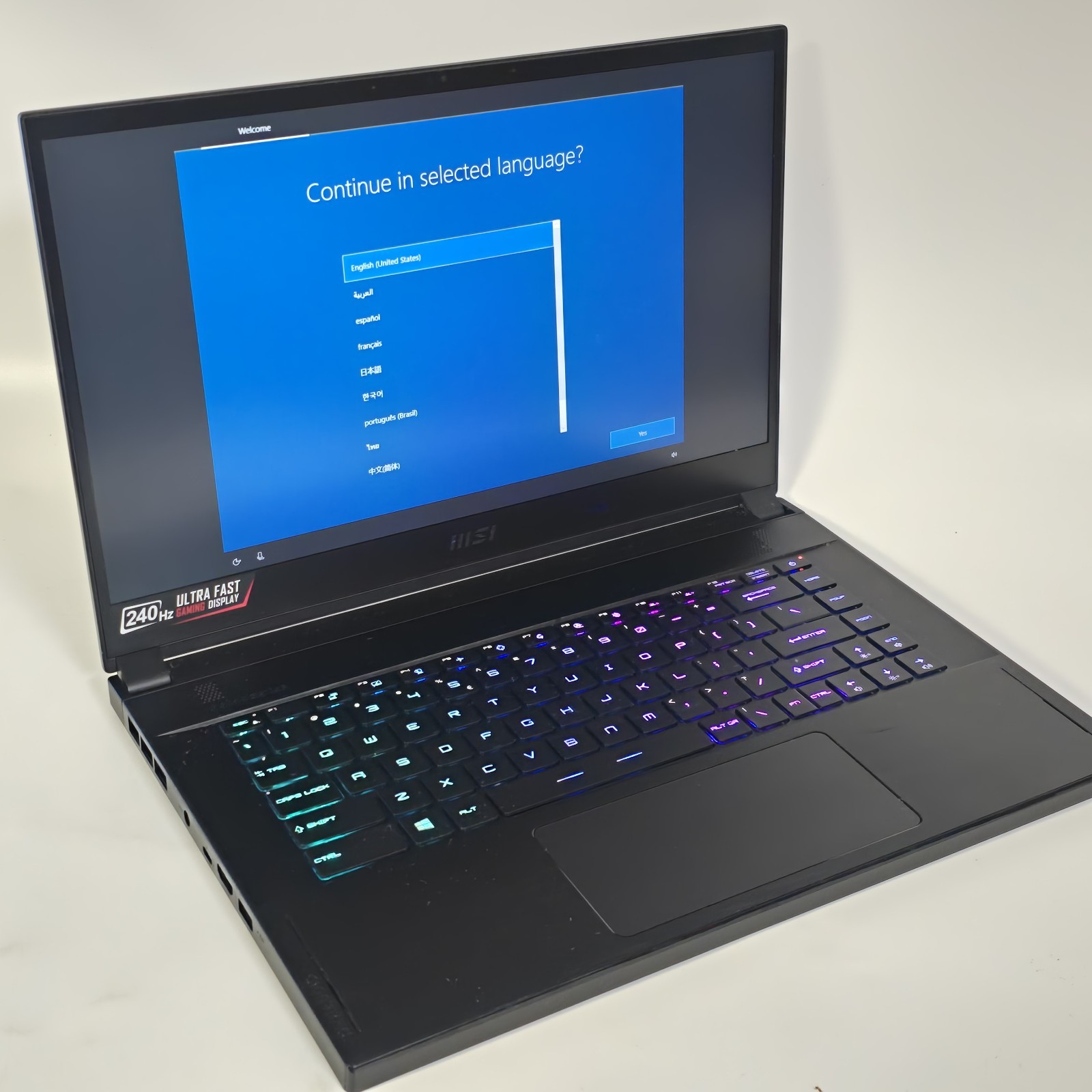 MSI GS66 Stealth 10UE 15.6″ 240Hz FHD 2.6 GHz i7-10750H 16GB 1TB SSD RTX 3060