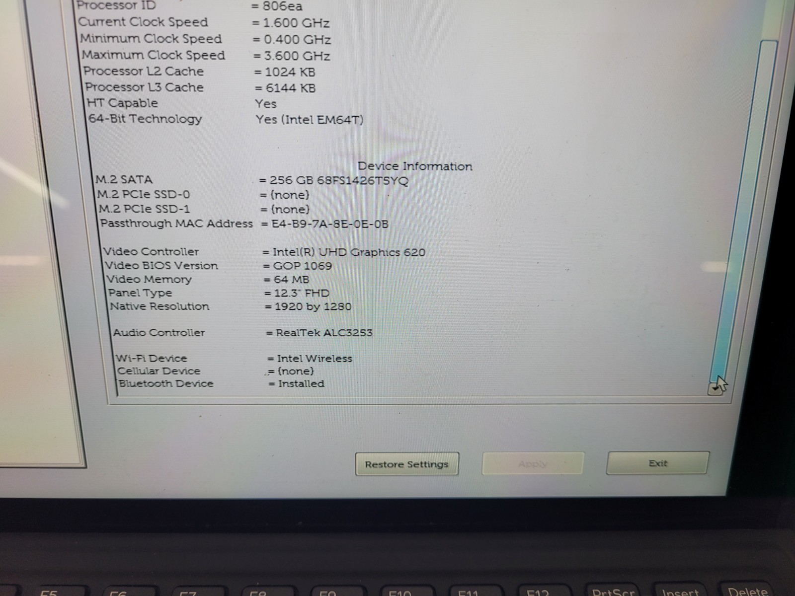 Dell Latitude 5290 2-in-1,i5-8350U@1.70GHz,8GB Ram,256GB NVme,No os