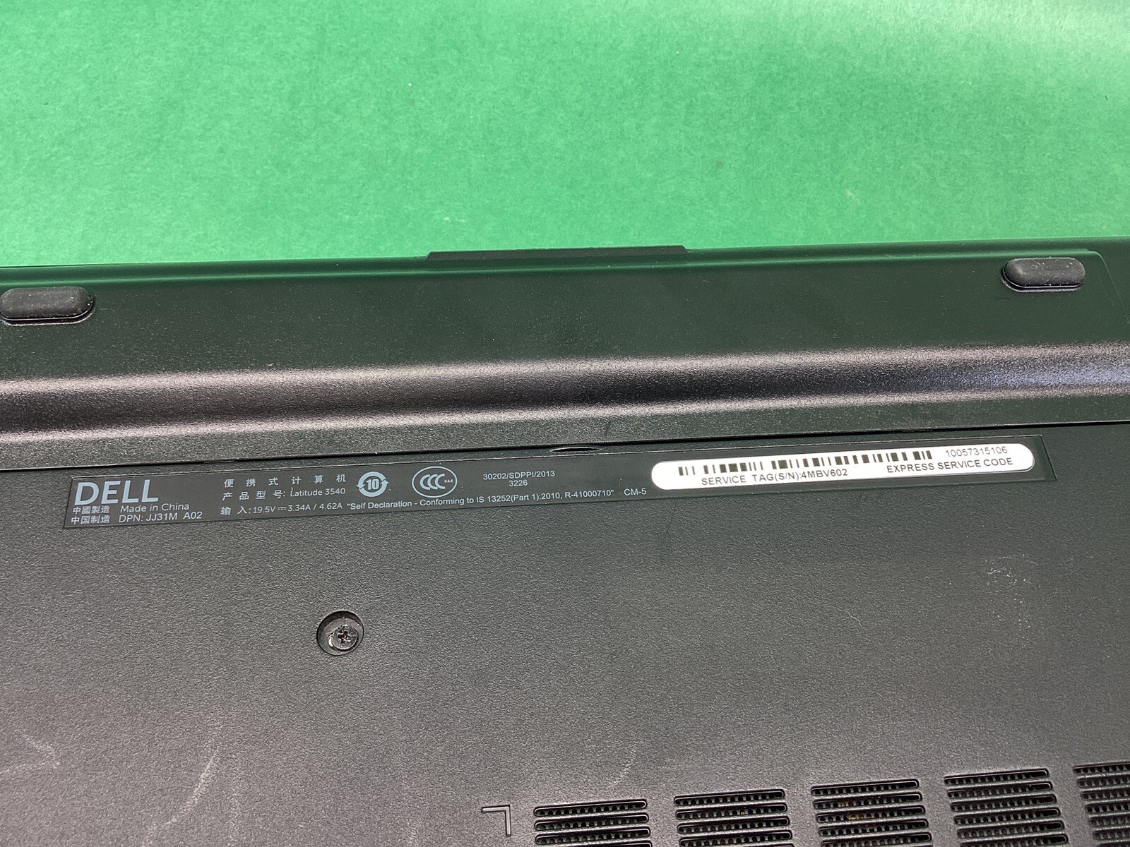 Dell Latitude 3540, i5 Laptop – UNTESTED
