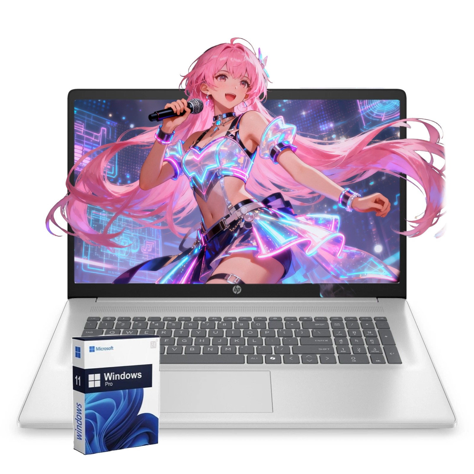 HP 17.3″ Laptop computer Win11Pro 2.7 GHz~4.3 GHz Ryzen 5-7430U 16GB RAM 256GB