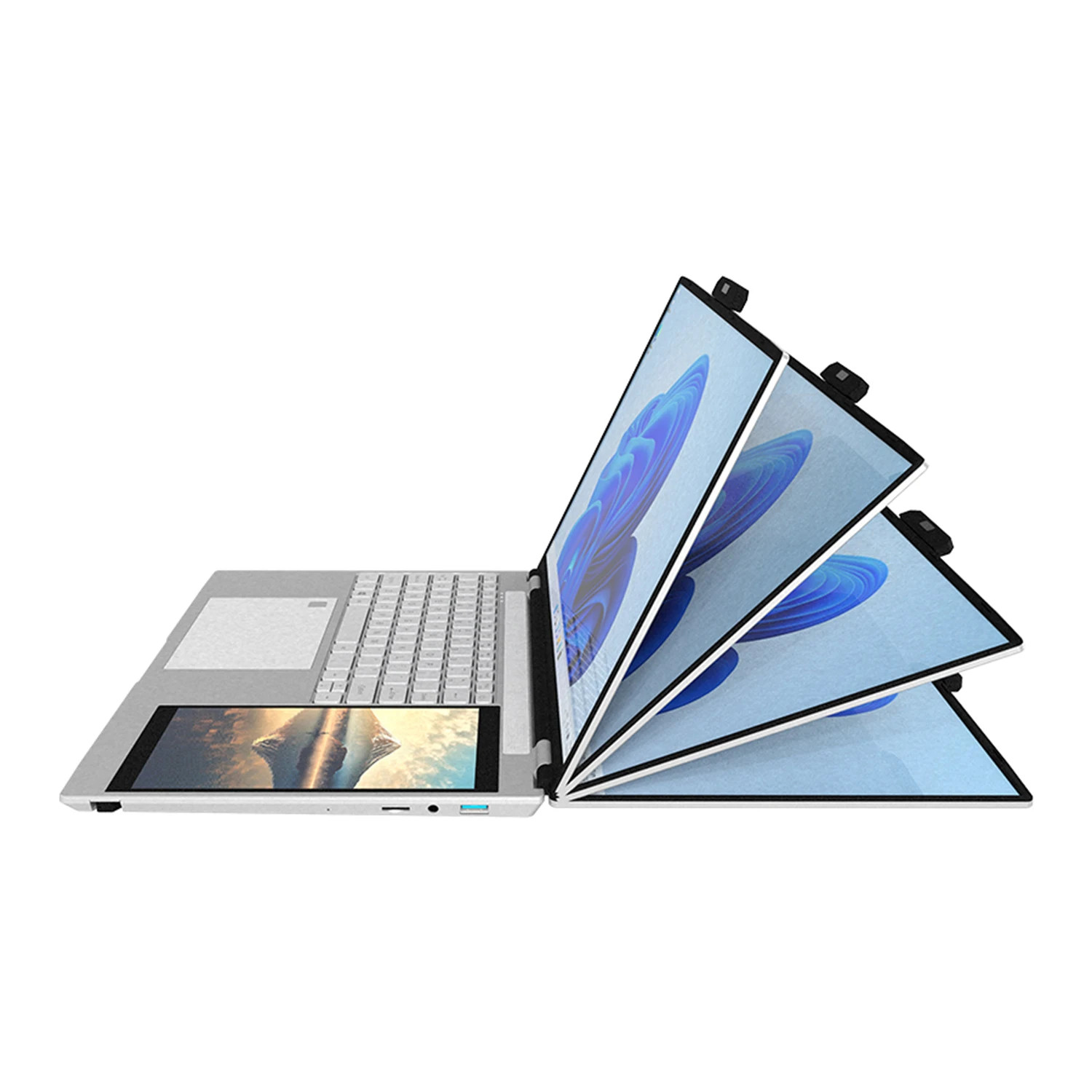 Dual Screen Gaming Laptop Touchable Ultra Slim Laptops New Notebook 16Gb 32Gb Ra
