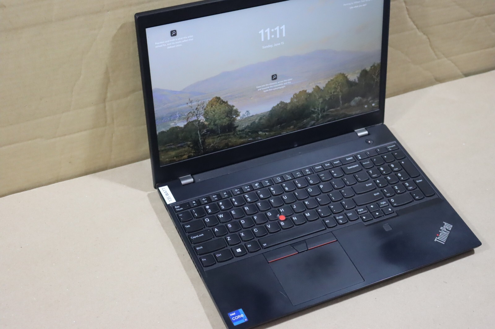 Lenovo ThinkPad T15p Gen 2 i7-11800H 2.3GHz 16GB 1 TB SSD NVIDIA GeForce GTX