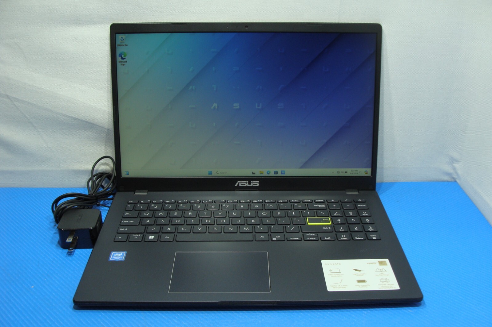 ASUS VivoBook E510MA 15.6″FHD Celeron N4020 1.1GHz 4GB 64GB 95ttery +Charger