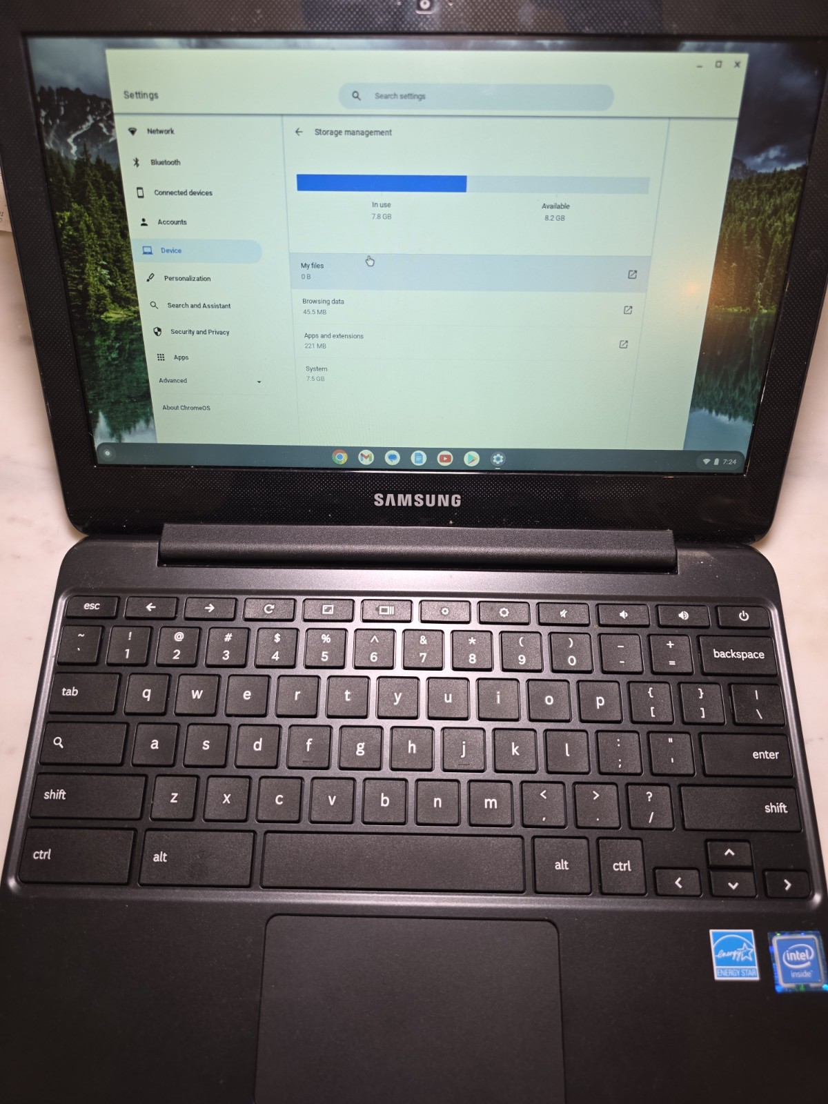 Samsung Chromebook 3 4GB Ram 16GB SSD 11.6-Inch Laptop – XE500C13-K02US **