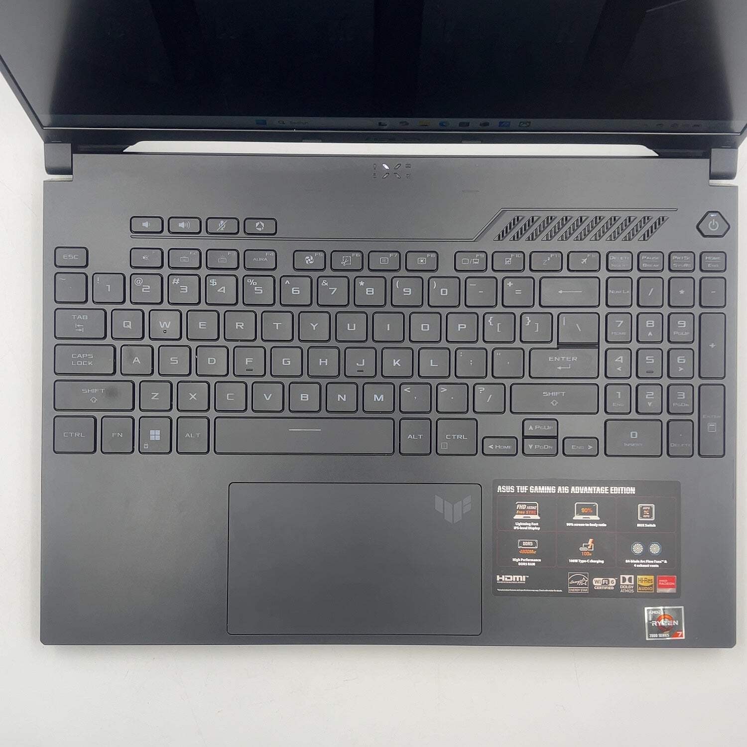 Asus TUF A16 FA617NS Ryzen 7 7735HS 3.2GHz 16GB RAM 512GB SSD Radeon RX 7600S