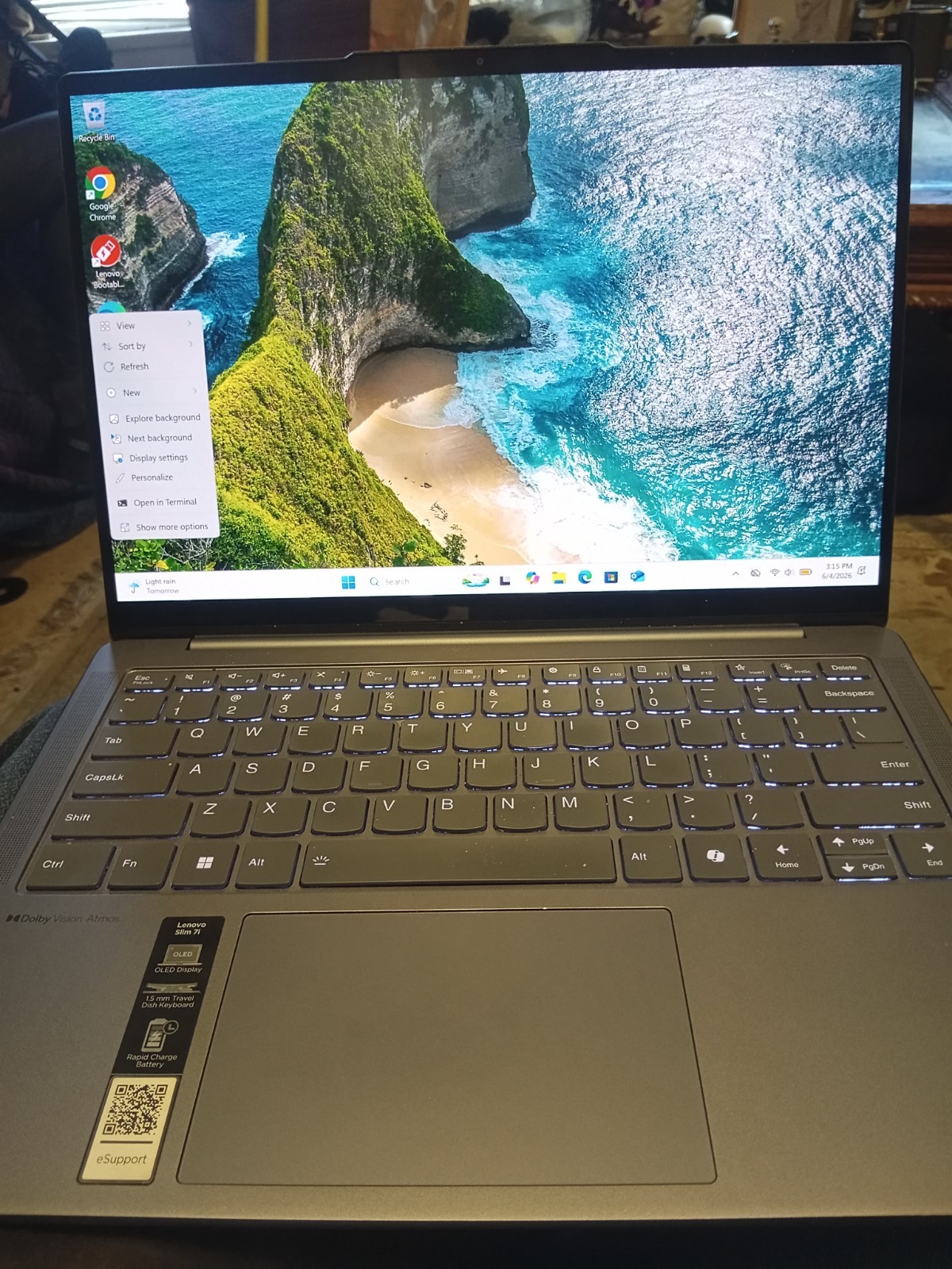 Lenovo Slim 7 14IMH9 14″ Core Ultra 5 16GB 512GB SSD Win 11 Backlit