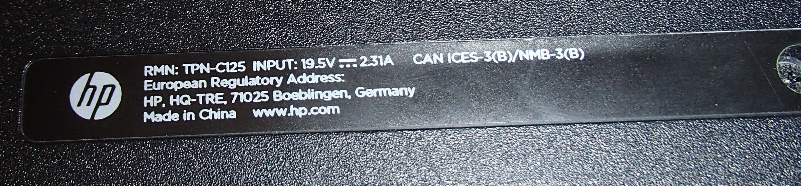 HP Notebook TPN-C125 Intel Core i5 Laptop Computer