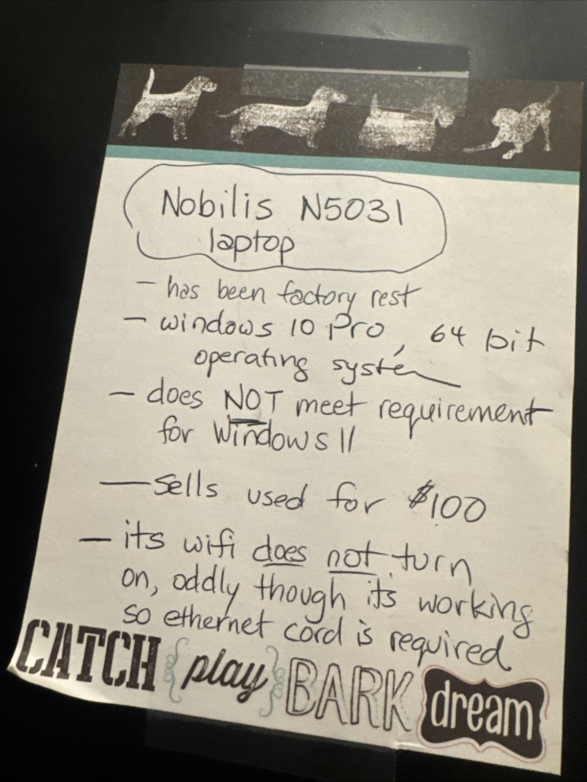 Nobilis N5031 Laptop Windows 10 64 Bit See Description