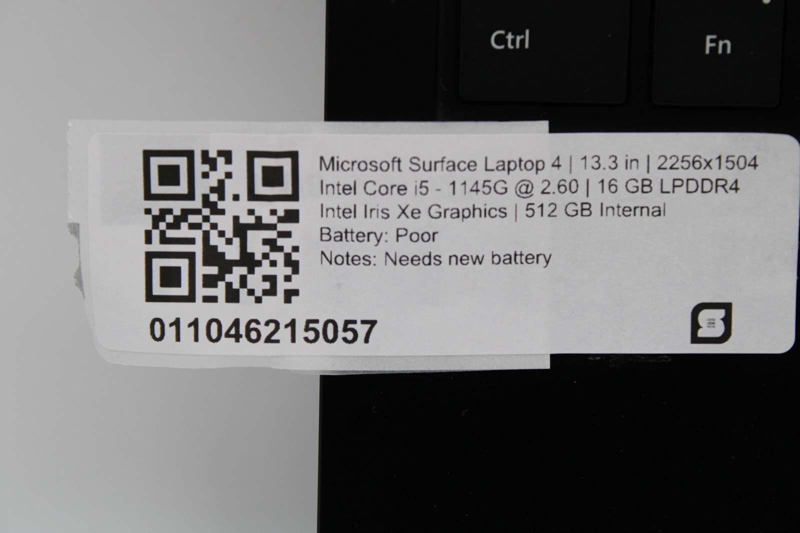 Microsoft Surface Laptop 4 13″ 1951 _ i5-1145G7 @ 2.6 _ 16GB / 512GB _ W11P