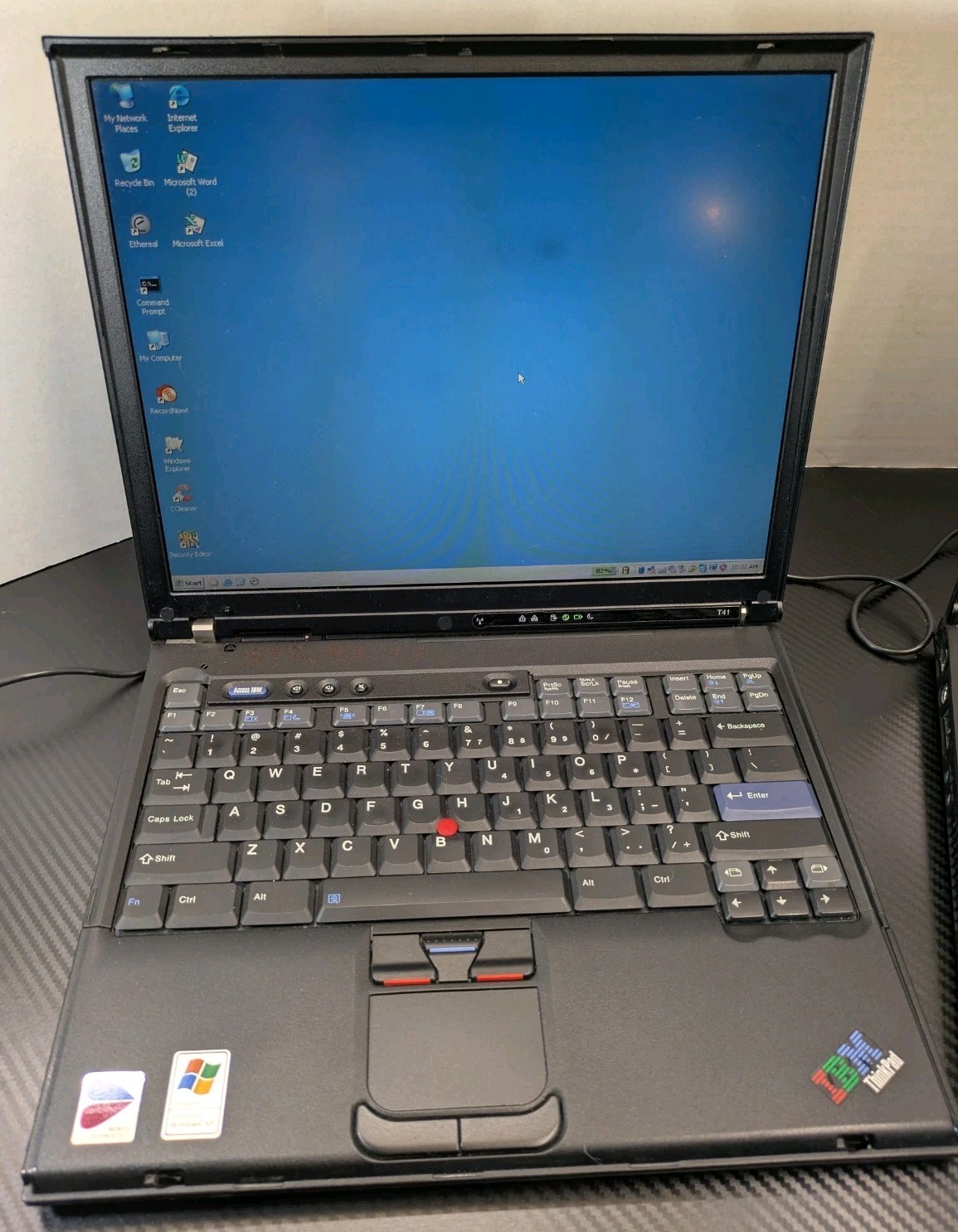 (2) IBM ThinkPad T41 Vintage Laptops XP 768 MB RAM 40GB IBM Era Excellent, READ
