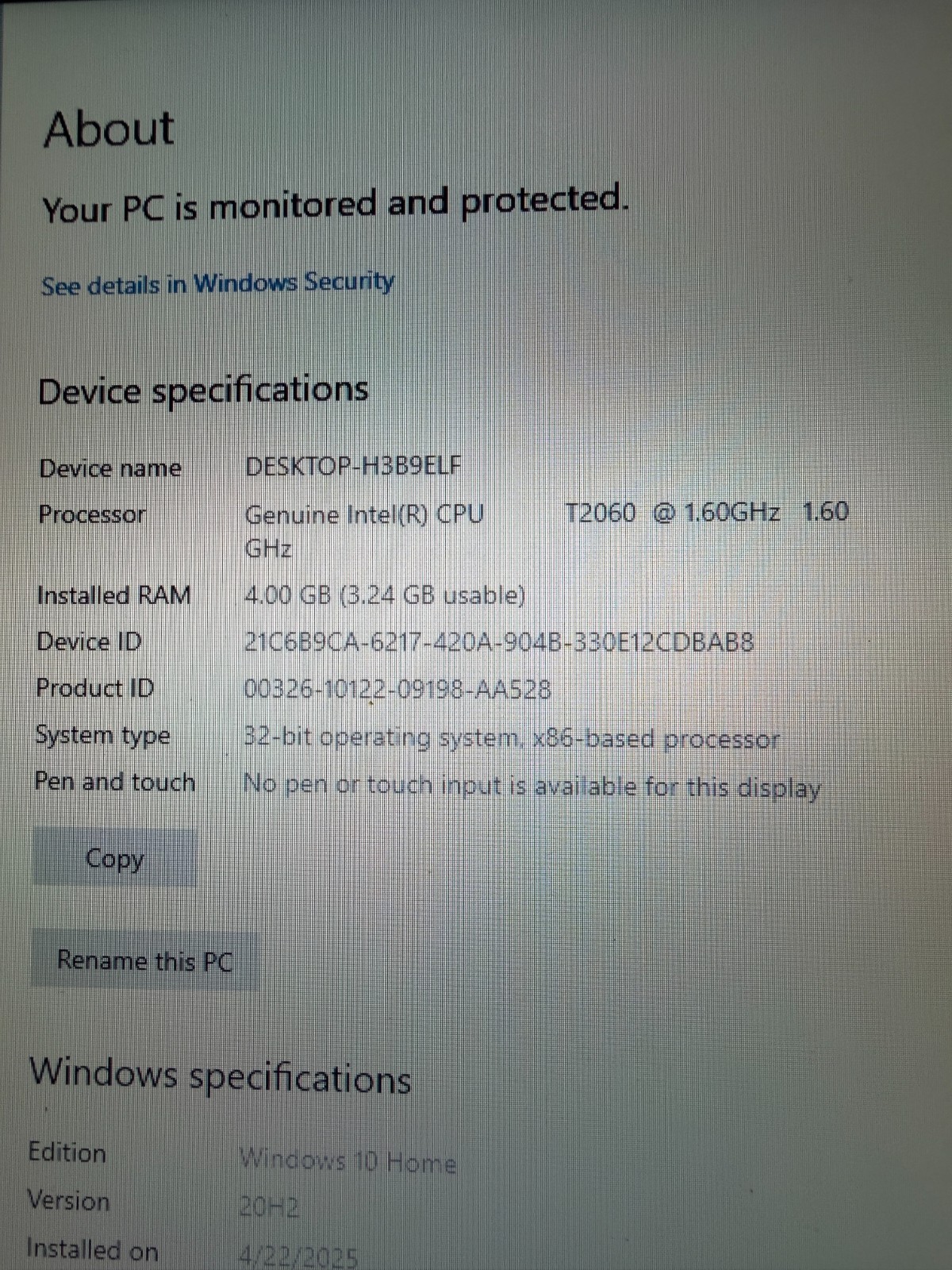 Dell E1505 Laptop 4gb Ram, 120gb hd Win Vista,DVD-RW, 15.4 screen Wi-Fi)