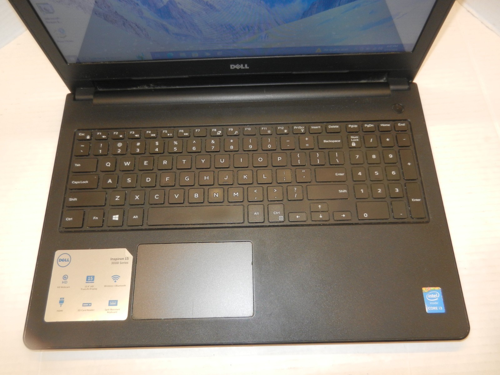 DELL INSPIRION 3558 CORE i3-5015U@2.1GHz 4GB RAM 1TB HDD WINDOWS 10