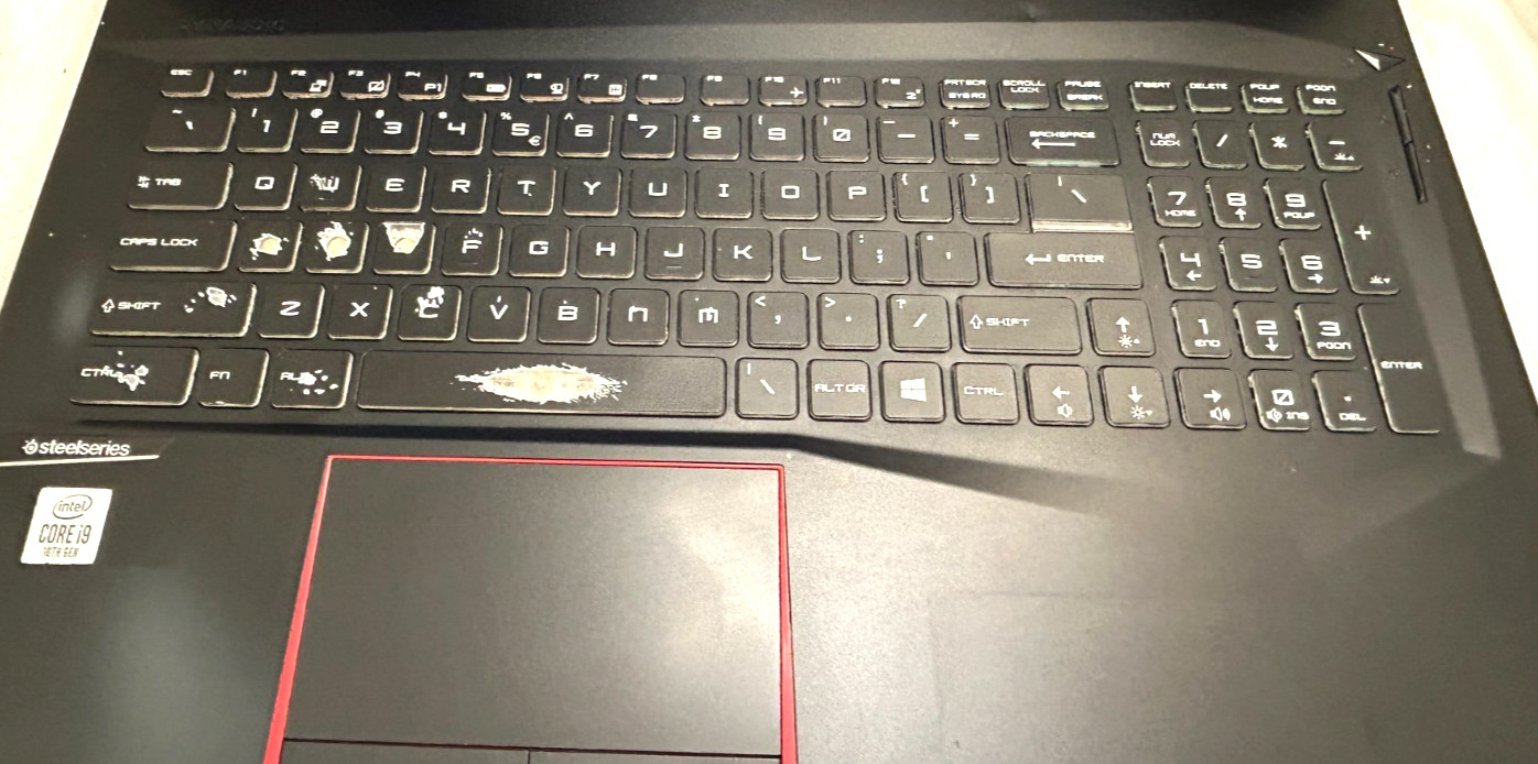 MSI GE75 Raider Intel Core i9 3.1GHz 32GB RAM 1TB SSD !READ! LPT-202