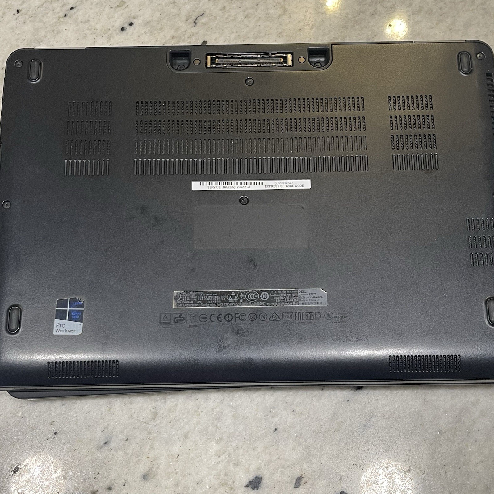 Lot 2 Dell Latitude E7270 12.5″ Laptops i3-6th No Ram No HDD Tested Boot To BIOS
