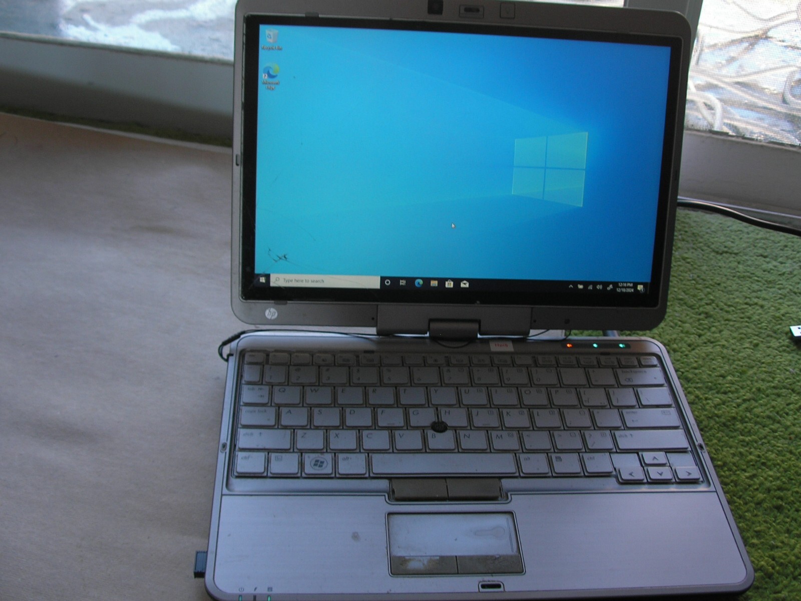 HP EliteBook 2740p Laptop 12″ i5 M540 @2.53 Ghz 64 bit 4gb Ram and No hard drive