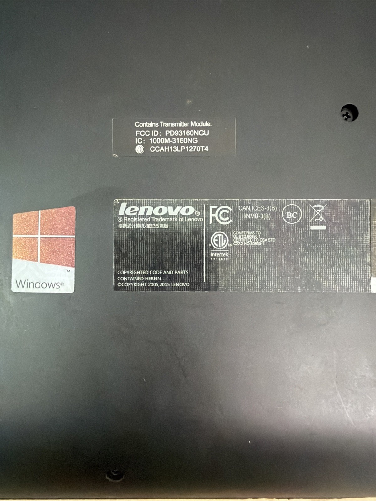 Lenovo Flex 3 Laptop. Intel. NOT TESTED. NO CHARGER. JUST FOR PARTS.