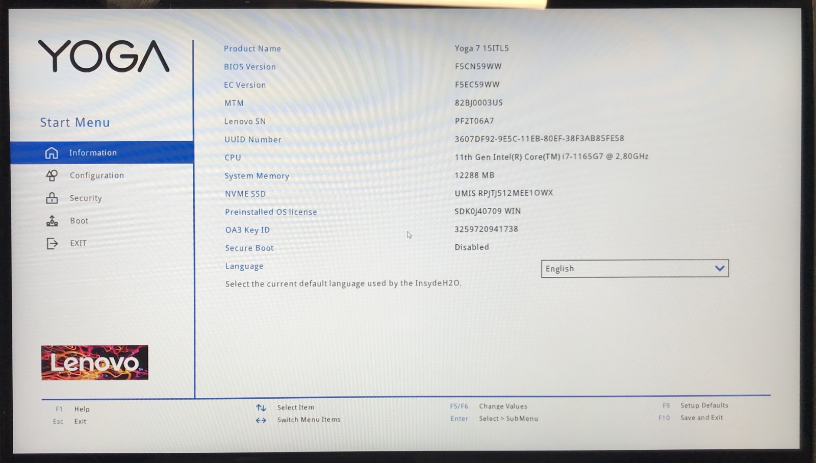 Lenovo Yoga 7 15.6″ 2-in-1 Laptop i7-1165G7 12GB RAM 512GB NVMe, As Is