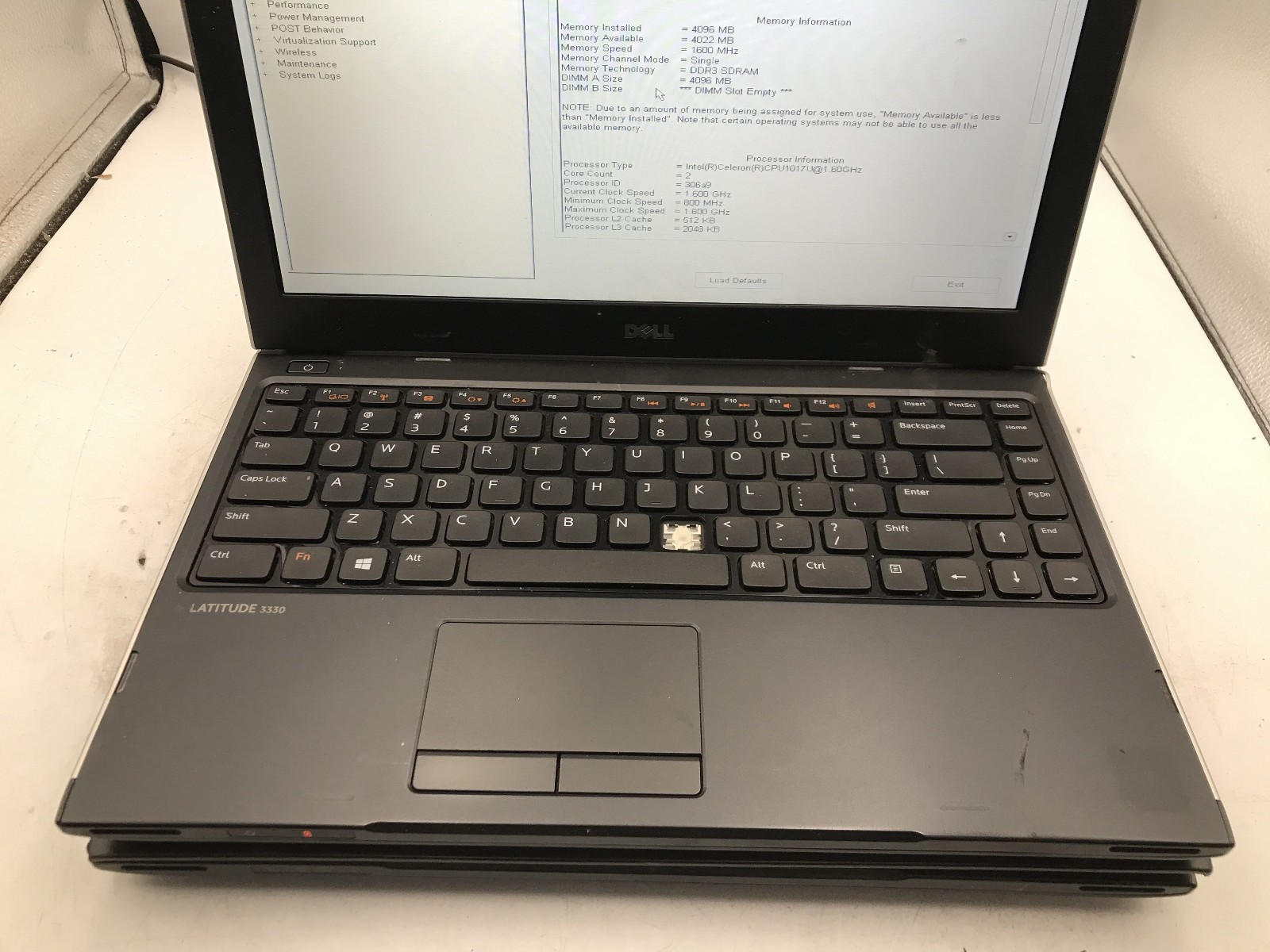 DELL LATITUDE 3330 -LOT OF 2- FOR PARTS/REPAIR – INTEL CELERON – 4GB/NO RAM – BB