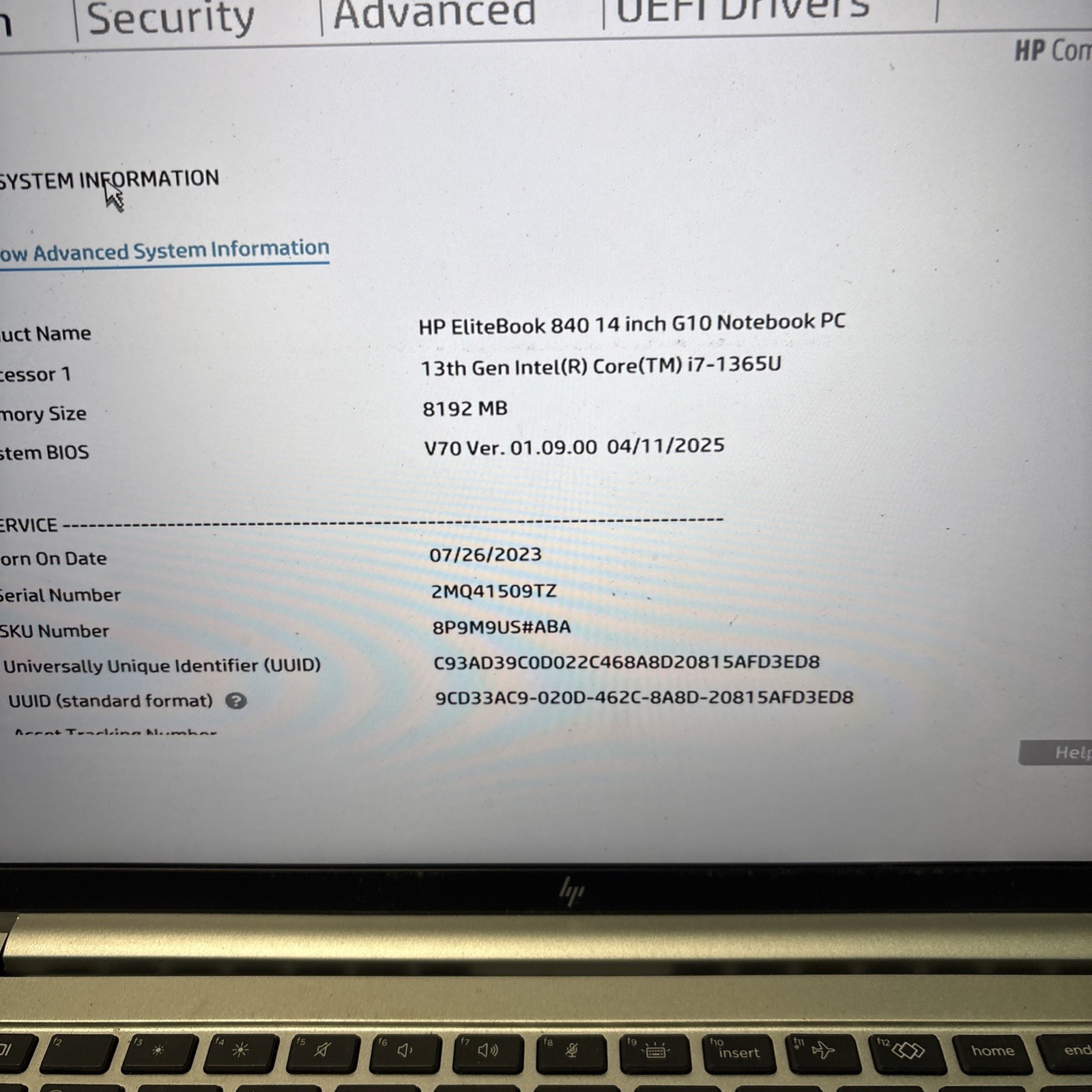 HP EliteBook 840 G10 Laptop i7 1365U 4.7GHz No Ram or SSD