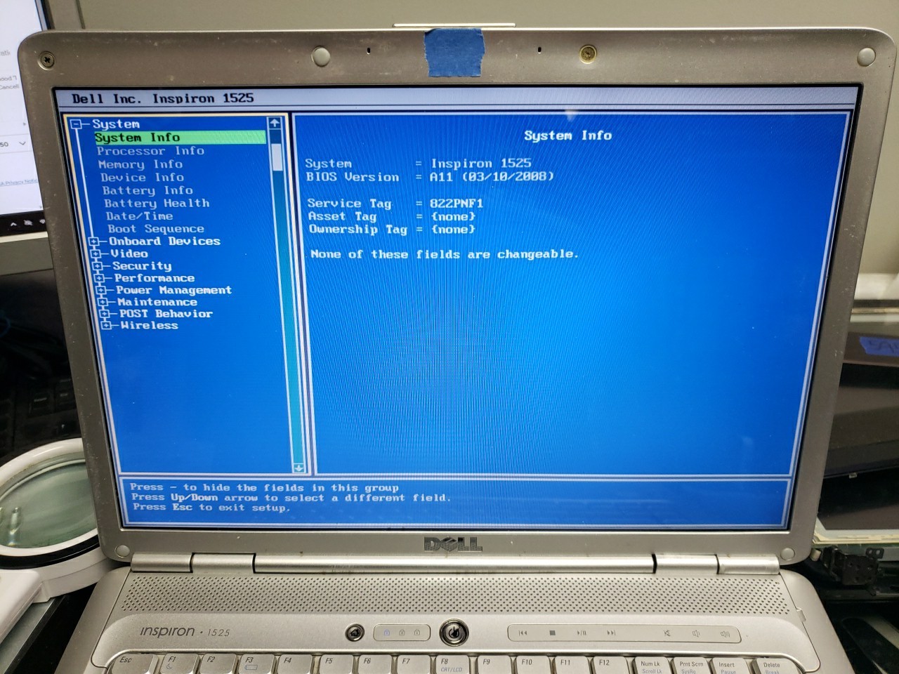 Dell Inspiron 1525 LAPTOP Intel 2 Core 1.8GHz 2 GB NO OS/HDD/ READ AD FREE SHIP