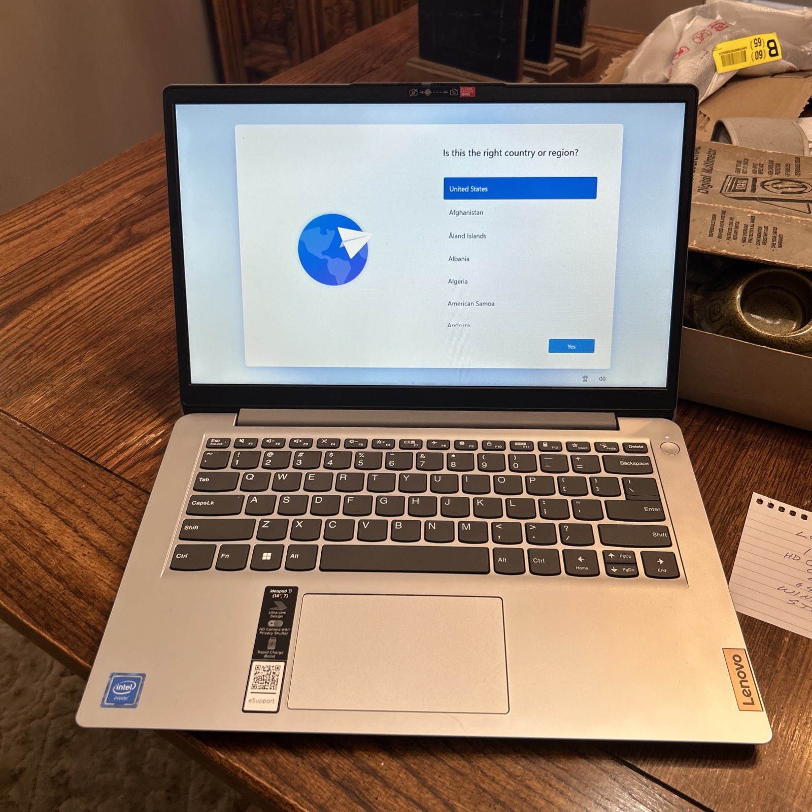 Lenovo IdeaPad 1i 14IGL7 14″ Celeron 1.1GHz 4GB RAM 64GB Windows 11 USED REAF