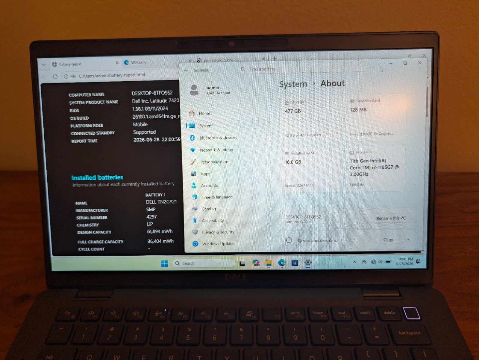 Dell Latitude 7420 14″ (Intel Core i7-1185G7 16GB RAM, 512GB SSD) PLEASE READ