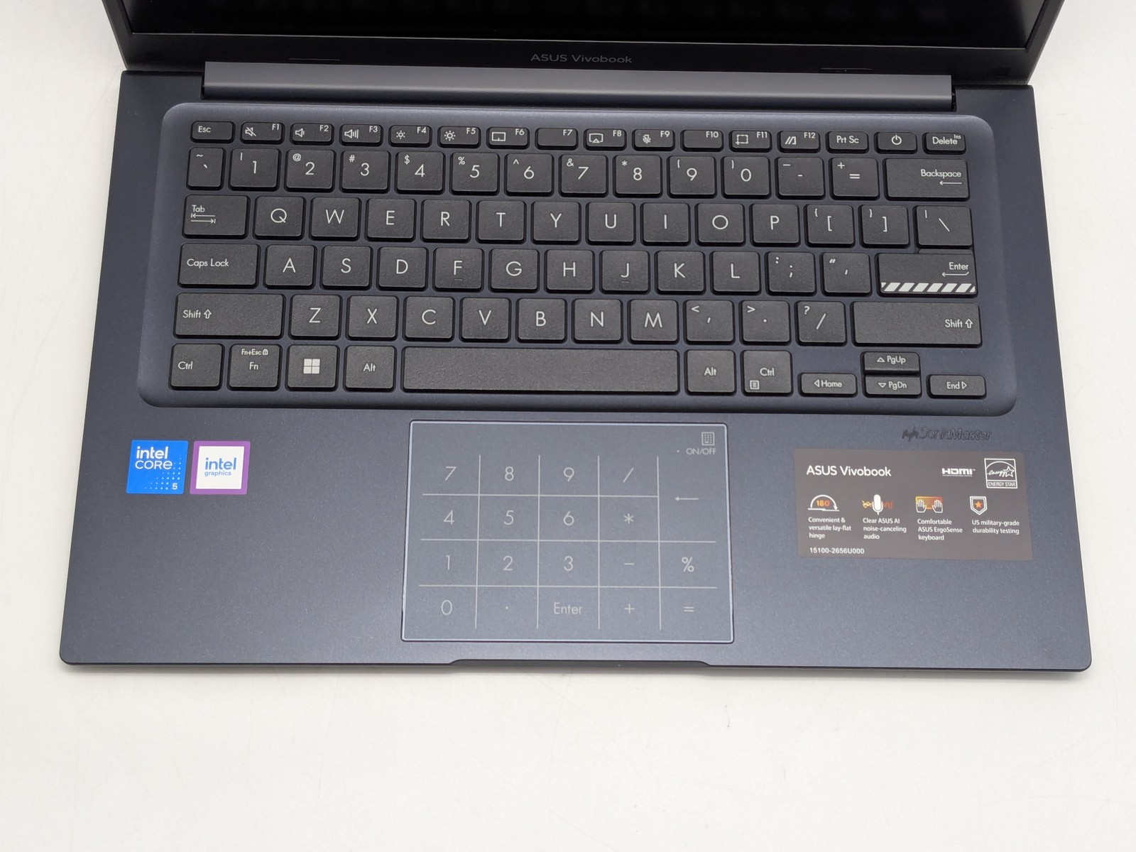 ASUS Vivobook 14 X1404V 14″ Intel Core 5 120U 8GB DDR4 256GB SSD Windows 11 Home