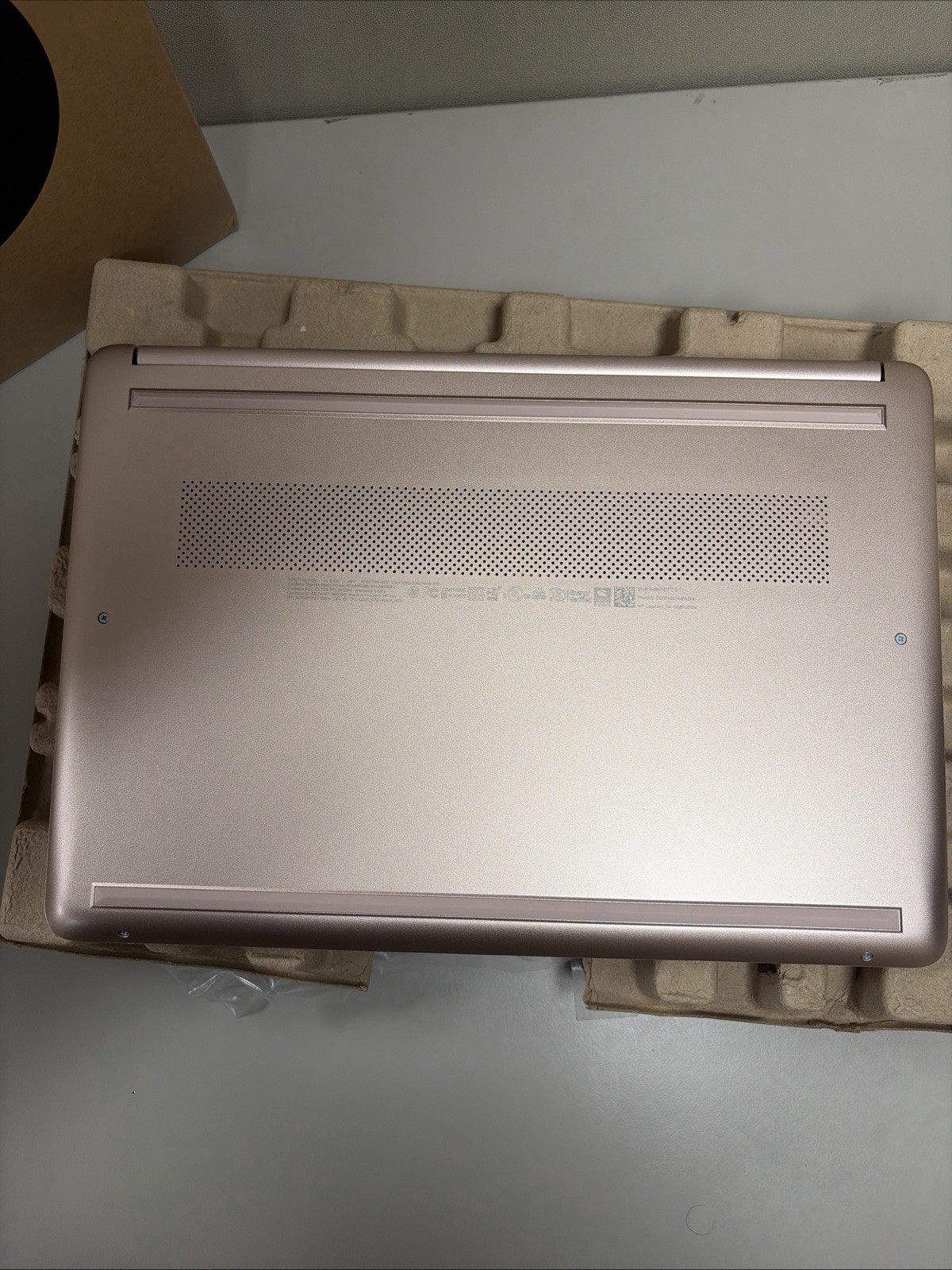 HP – 14 Laptop Intel N150 Processor 4GB Memory 128GB UFS Pale Rose Gold (Used)