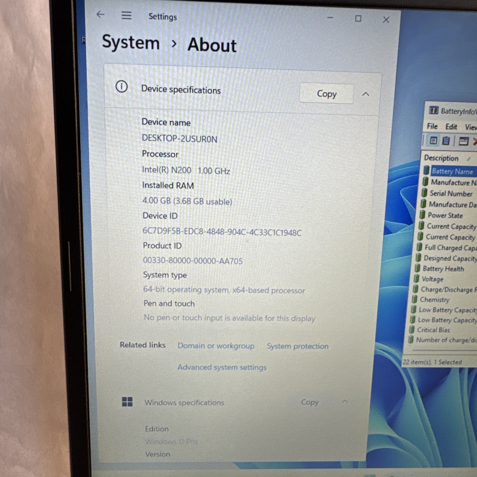 Acer Aspire Go 15 Notebook Intel N200 @1.1GHz 4GB DDR4 128GB SSD W11P