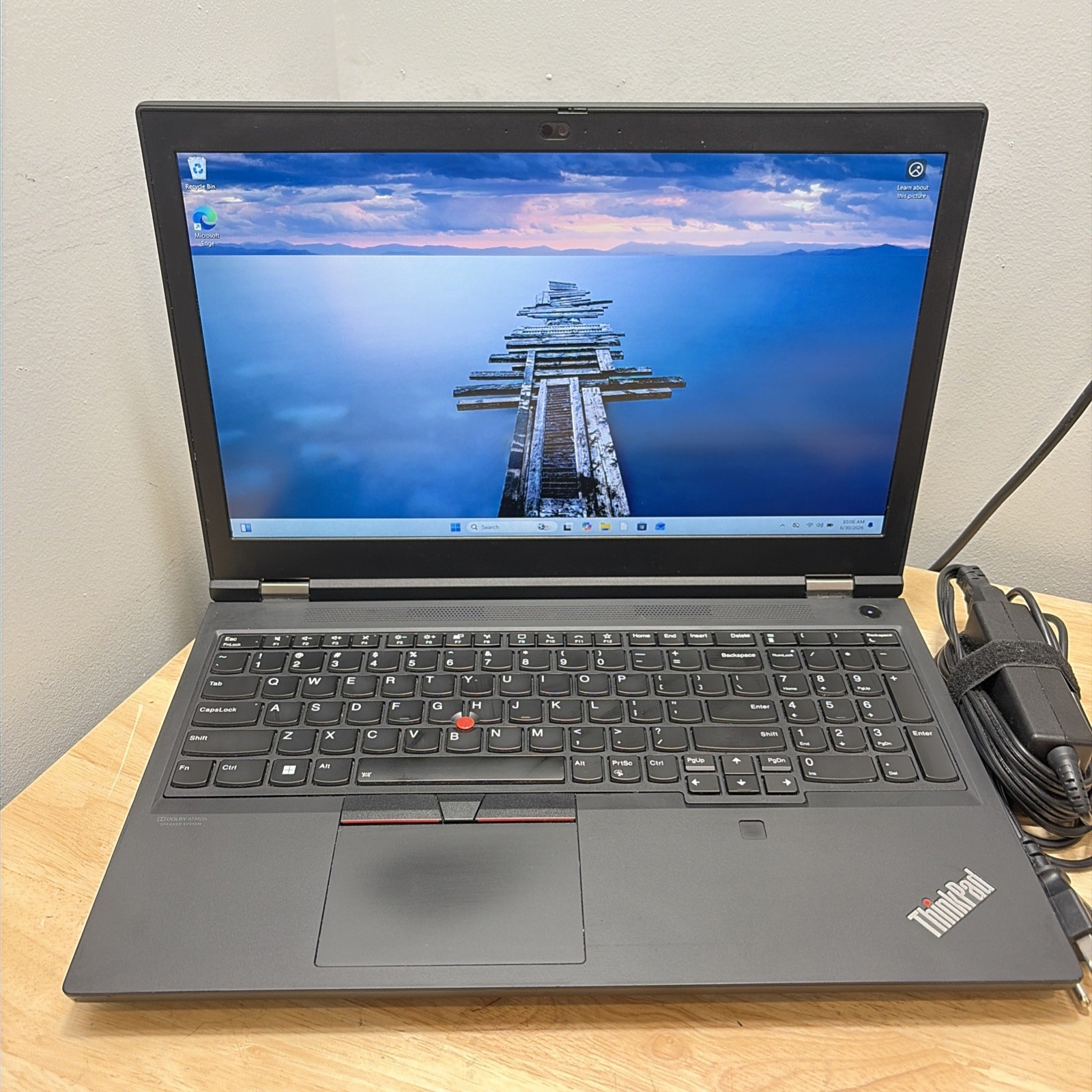 Lenovo ThinkPad P15 Gen 2i Core I7-11800H 2.3GHZ 64GB 1TB Nvidia RTX A4000 Read
