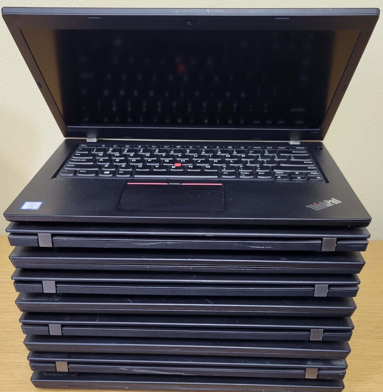 (Lot of 9) Lenovo ThinkPad L480 i5-7300U 2.60GHz 8GB No OS/SSD/HDD
