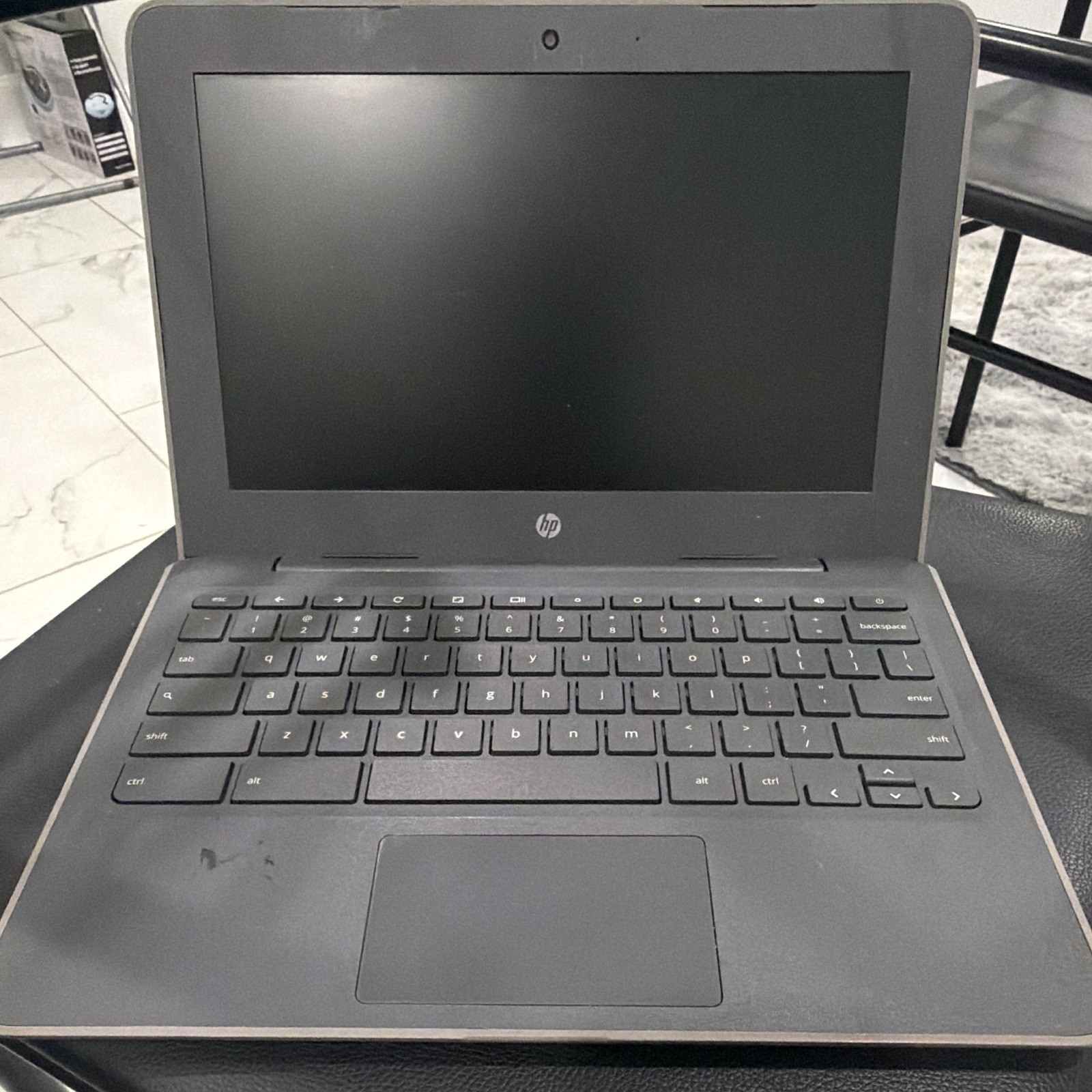 HP Chromebook 11.6in Gray Intel Celeron Chrome OS Webcam USB-C USB 3.0