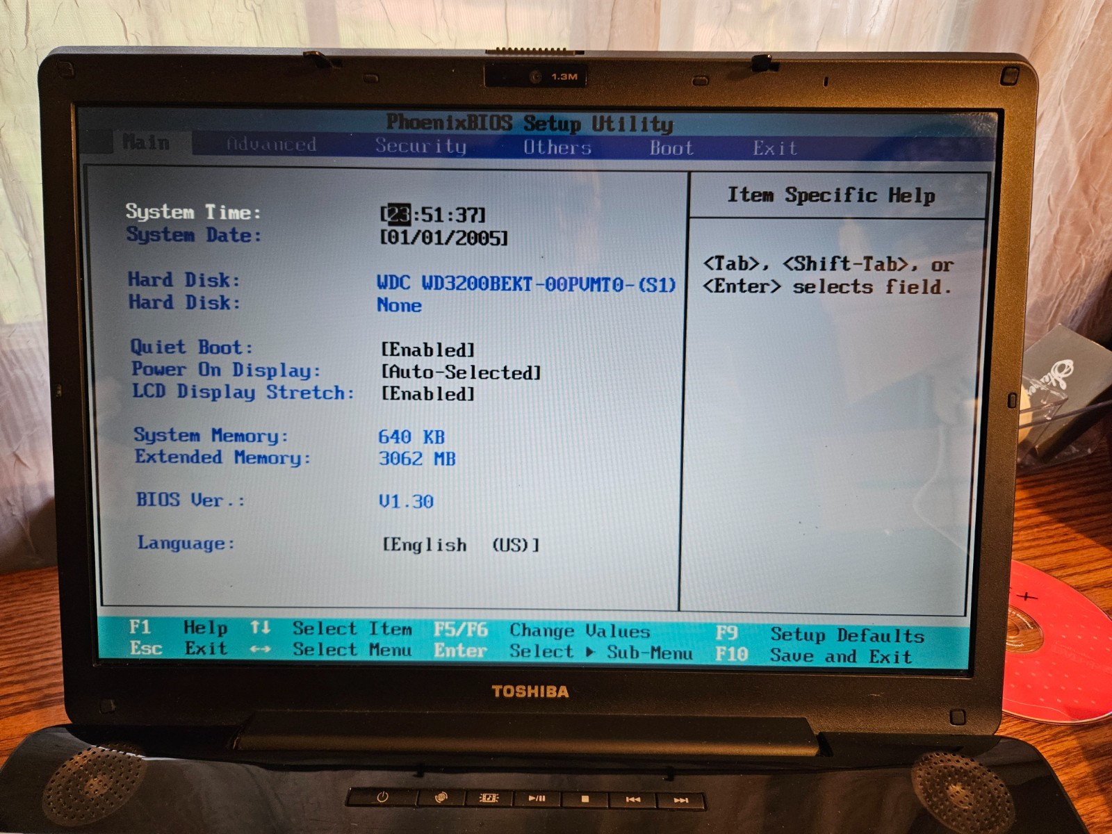 Toshiba Satellite Laptop P205-S6267 w/Power Adapter Working As Is No HDD
