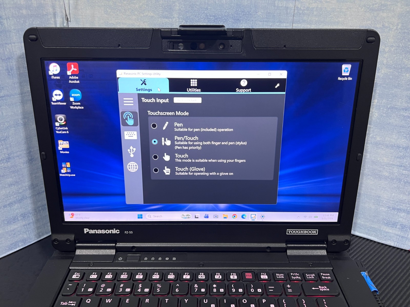 FZ-55CA60CVM, Intel core i7-8665U,512GB SSD,16GB Mem,HDMI, 4G LTE, GPS, 2 Batter