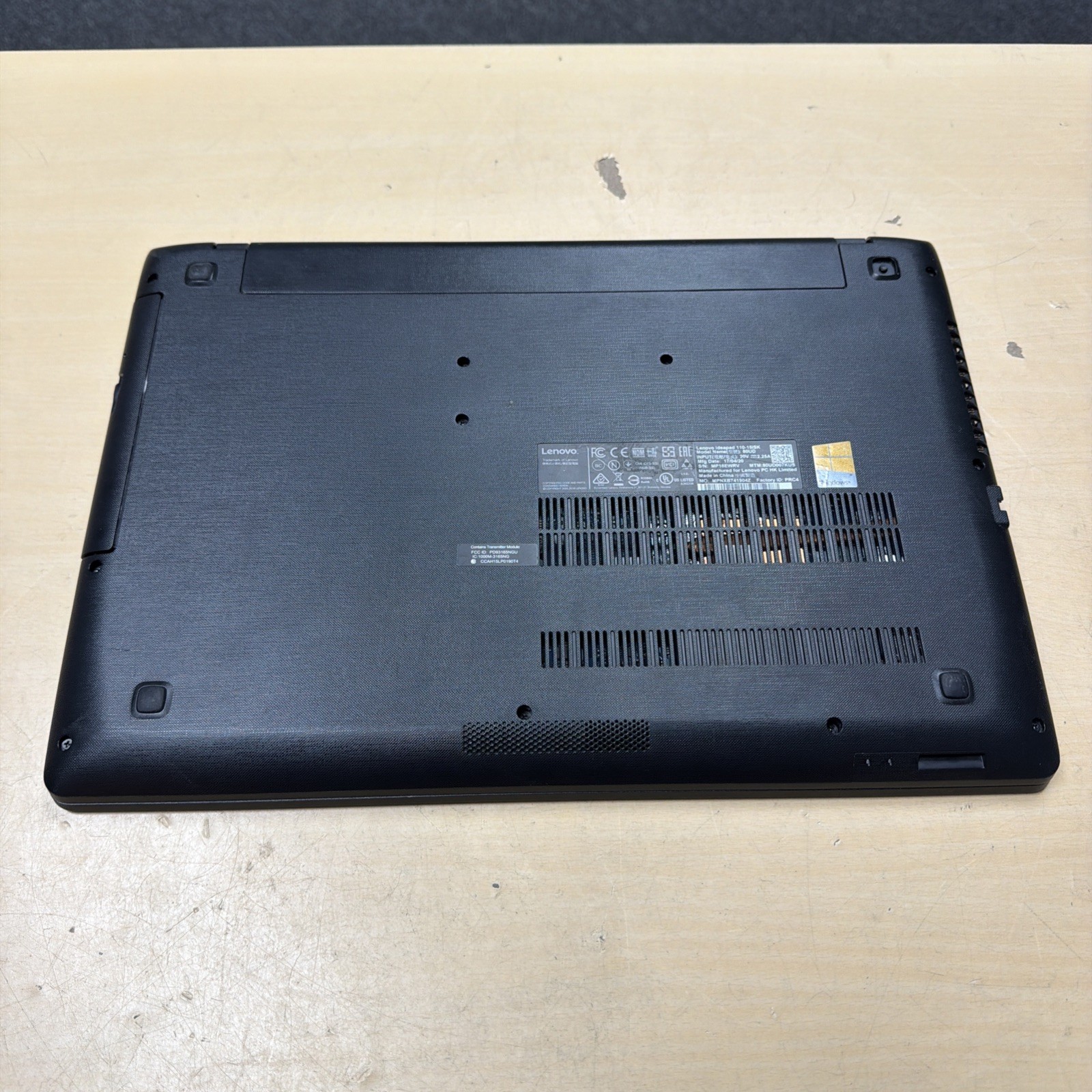 Lenovo IdeaPad 110-15ISK 15.6″ Laptop Intel i3-6100U 4GB Ram NO HD