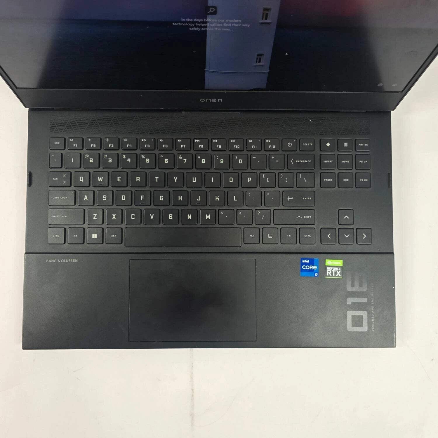 Broken HP OMEN 16-B0013DX 16.1″ i7-11800H 16GB RAM 512GB SSD RTX 3060 Bad Trackp