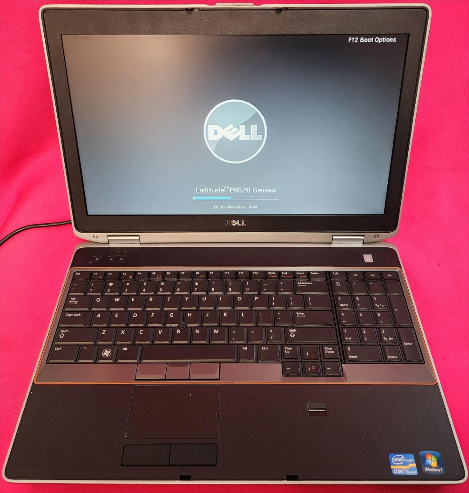 Dell Latitude E6520 i5-2540M CPU 4GB RAM w/ DVD Drive No Adapt, OS, HDD, Battery